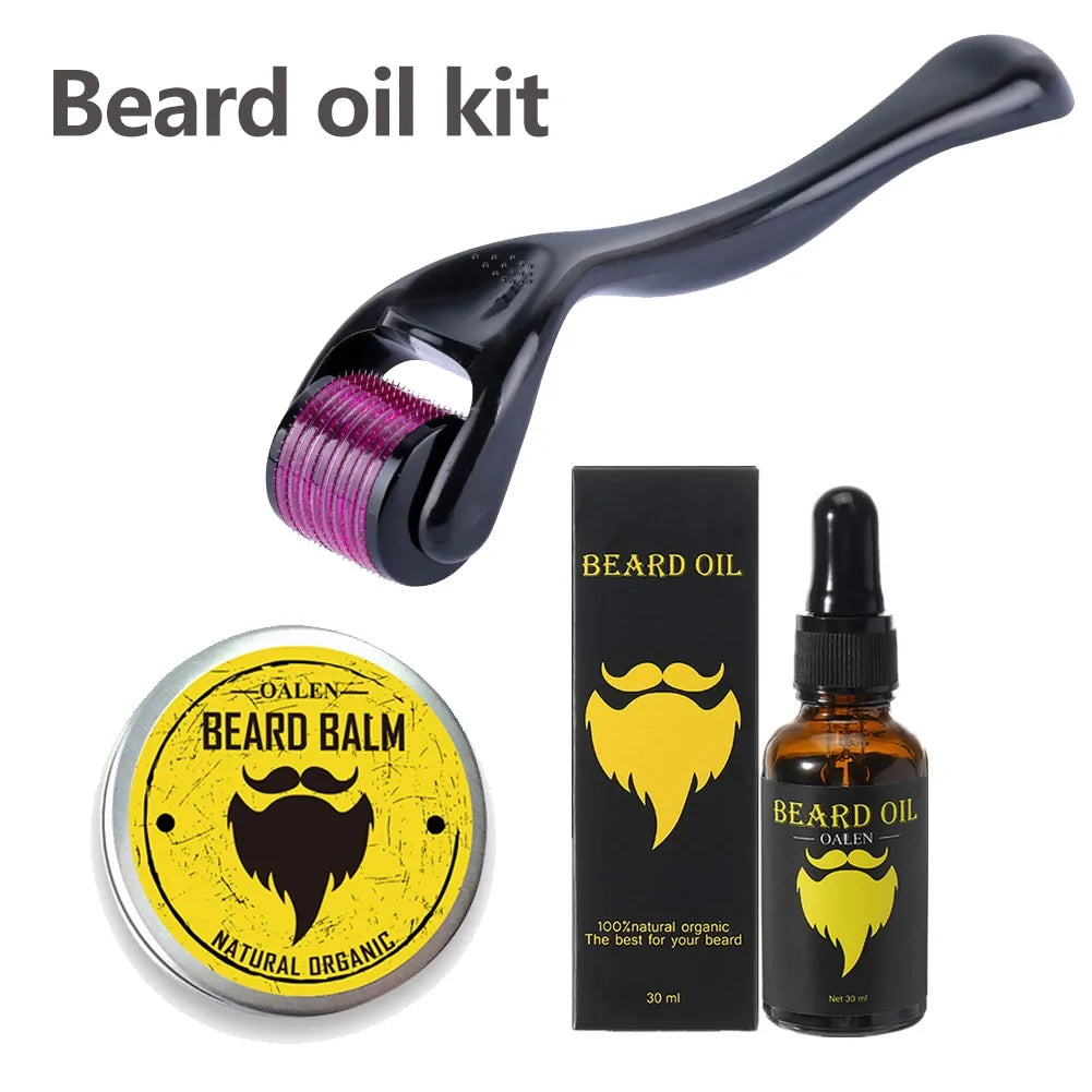 Men's 4-Piece Beard Growth Kit