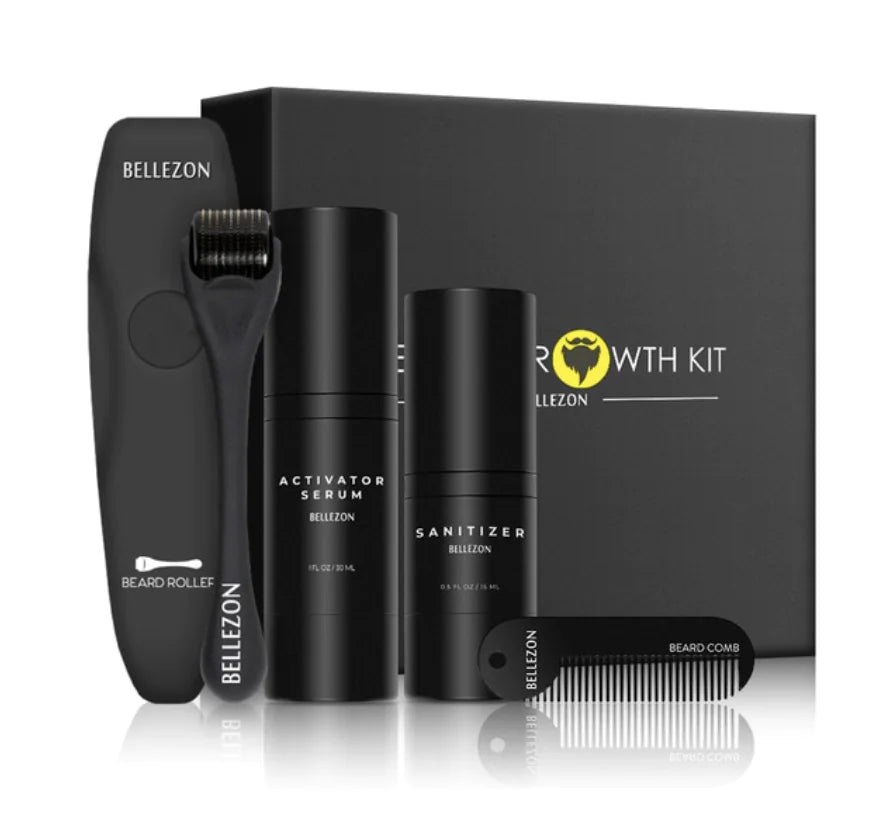 Men's 4-Piece Beard Growth Kit