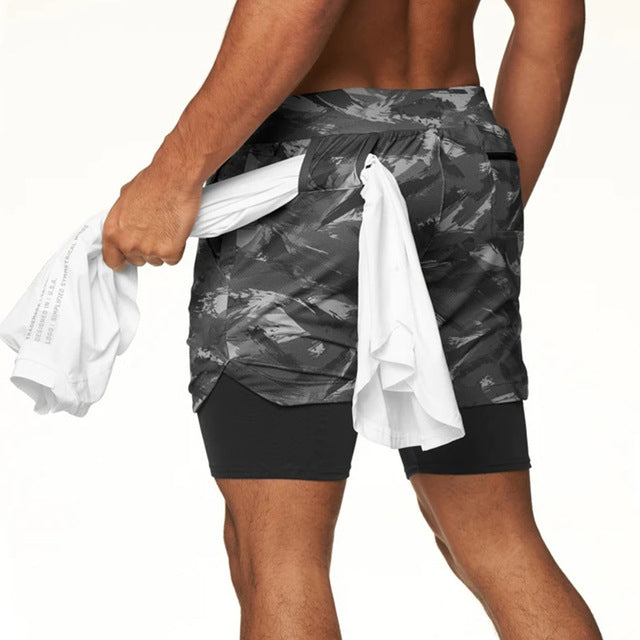 ReadyFit Athletic Sport Shorts w/ Compression